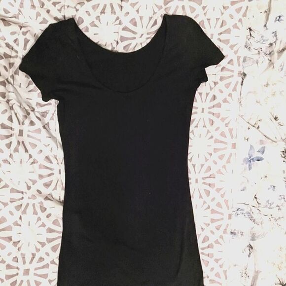 Buckle BKE Low scoop back bodycon LBD sz M - Picture 1 of 4